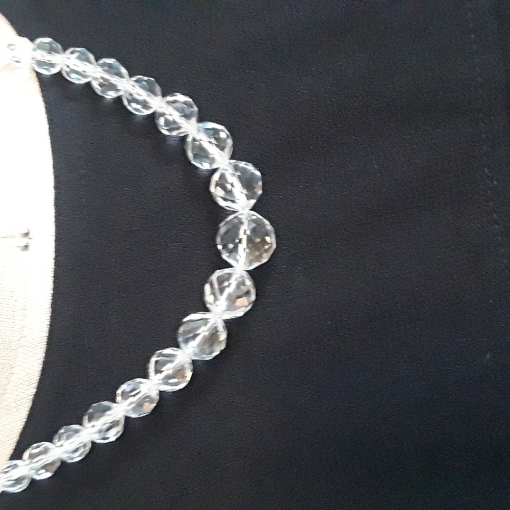 NWT Stunning Crystal Necklace made in Czechoslovakia, original from the 1950s - Picture 6 of 7